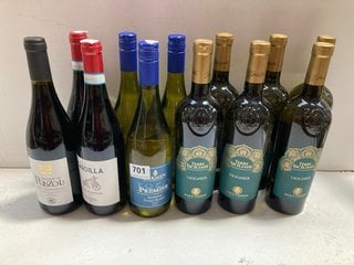 12 X ASSORTED BOTTLES OF WINE TO INCLUDE CARMEN PREMIER FUME BLANC WHITE WINE 75CL ALC 12.5% (WE OPERATE A CHALLENGE 25 POLICY. 18+ ID MAY BE REQUIRED UPON COLLECTION/DELIVERY, E.G. A VALID PASSPORT