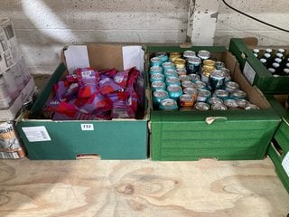 (COLLECTION ONLY) QTY OF ASSORTED ALCOHOLIC DRINKS TO INCLUDE SUNRISE COCKTAILS BERRY DAIQUIRI 250ML ALC 3.4% BBE NOV 25 (WE OPERATE A CHALLENGE 25 POLICY. 18+ ID MAY BE REQUIRED UPON COLLECTION/DELI