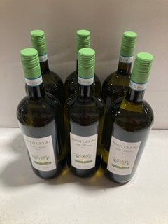 (COLLECTION ONLY) 6 X BOTTLES OF PINOT GRIGIO DELLE VENEZIE WHITE WINE 1500ML ALC 12% (WE OPERATE A CHALLENGE 25 POLICY. 18+ ID MAY BE REQUIRED UPON COLLECTION/DELIVERY, E.G. A VALID PASSPORT OR PHOT