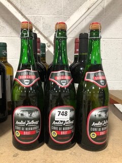 12 X ASSORTED BOTTLES OF WINE TO INCLUDE ANDRE TALBERT CIDRE DE NORMANDIE BRUT 750ML 4.5% ALC VOL (WE OPERATE A CHALLENGE 25 POLICY. 18+ ID MAY BE REQUIRED UPON COLLECTION/DELIVERY, E.G. A VALID PASS