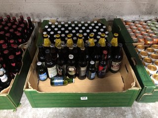 (COLLECTION ONLY) QTY OF ASSORTED BOTTLED ALCOHOLIC BEVERAGES TO INCLUDE COBRA BOTTLED BEER 620ML 4.5% ALC VOL - BBE 31/05/2025 (WE OPERATE A CHALLENGE 25 POLICY. 18+ ID MAY BE REQUIRED UPON COLLECTI