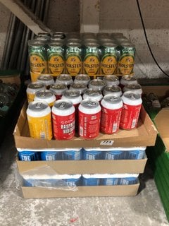 (COLLECTION ONLY) QTY OF ASSORTED CANNED ALCOHOLIC BEVERAGES TO INCLUDE GOSNELLS RASPBERRY HIBISCUS NECTAR 330ML 4% ALC VOL - BBE 25/04/2026 (WE OPERATE A CHALLENGE 25 POLICY. 18+ ID MAY BE REQUIRED