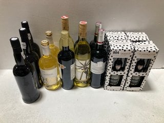 (COLLECTION ONLY) QTY OF ASSORTED BOTTLES OF ALCOHOLIC BEVERAGES TO INCLUDE SOL DE CHILE 202 MERLOT RED WINE 75CL 13.5% ALC VOL (WE OPERATE A CHALLENGE 25 POLICY. 18+ ID MAY BE REQUIRED UPON COLLECTI