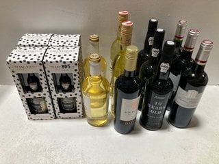 (COLLECTION ONLY) QTY OF ASSORTED BOTTLES OF ALCOHOLIC BEVERAGES TO INCLUDE SOL DE CHILE 202 MERLOT RED WINE 75CL 13.5% ALC VOL (WE OPERATE A CHALLENGE 25 POLICY. 18+ ID MAY BE REQUIRED UPON COLLECTI