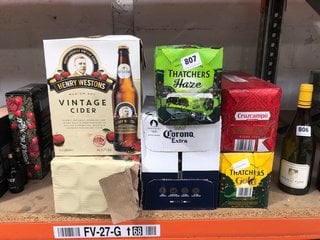 (COLLECTION ONLY) QTY OF ASSORTED LAGERS TO INCLUDE CRUZCAMPO LAGER 4.4% VOL (WE OPERATE A CHALLENGE 25 POLICY. 18+ ID MAY BE REQUIRED UPON COLLECTION/DELIVERY, E.G. A VALID PASSPORT OR PHOTO DRIVING