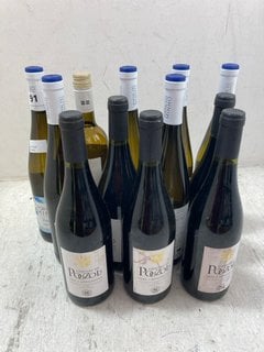 12 X ASSORTED BOTTLES OF WINE TO INCLUDE PORTAL DO MINHO LOUREIRO 75CL ALC 10.5% (WE OPERATE A CHALLENGE 25 POLICY. 18+ ID MAY BE REQUIRED UPON COLLECTION/DELIVERY, E.G. A VALID PASSPORT OR PHOTO DRI