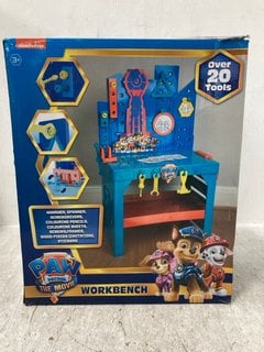 PAW PATROL OVER 20 TOOL WORKBENCH TOY: LOCATION - H11