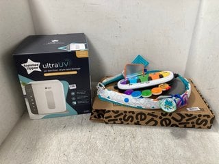 TOMMEE TIPPEE ULTRA UV STERILISER, DRYER AND STORAGE - RRP - £150 TO INCLUDE BABY EINSTEIN 4 IN 1 KICKIN TUNES TOY: LOCATION - H16