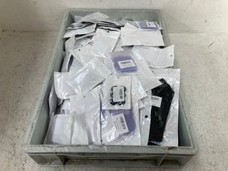 QTY OF ASSORTED ITEMS TO INCLUDE PACKS OF MENS FORMAL TOES IN BLACK (ONE SIZE): LOCATION - G12