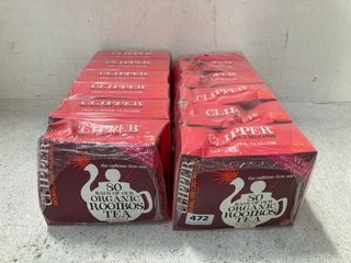 2 X MULTIPACKS OF CLIPPER ORGANIC ROOIBOS TEA BAGS - 80 PACK BB: 09/26: LOCATION - G3