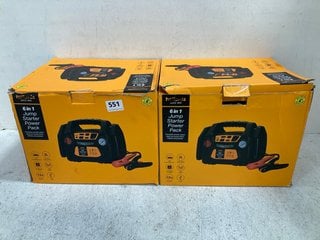 2 X 6 IN 1 JUMP STARTER POWER PACK: LOCATION - F1