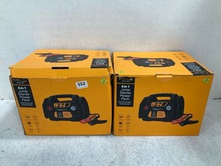 2 X 6 IN 1 JUMP STARTER POWER PACK: LOCATION - F1