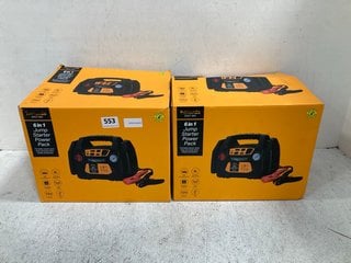 2 X 6 IN 1 JUMP STARTER POWER PACK: LOCATION - F1