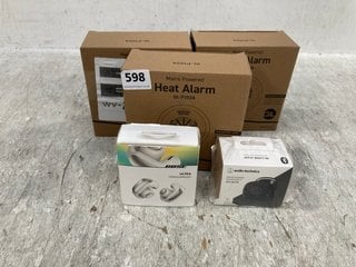 5 X ASSORTED ITEMS TO INCLUDE 3 X HEAT ALARM GL-P102A TO INCLUDE BOSE ULTRA OPEN EARBUDS: LOCATION - F3