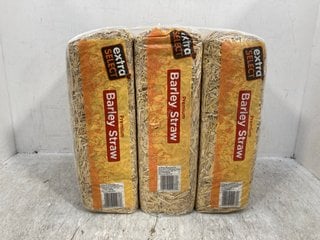 3 X EXTRA SELECT PREMIUM BARLEY STRAW UNCHOPPED DUST EXTRACTED SIZE - L: LOCATION - F5