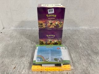 2 X POKEMON TRADING CARD GAMES TO INCLUDE HOTUT SQUARE BUILDING BLOCKS: LOCATION - F5