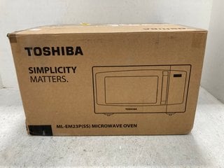 TOSHIBA MICROWAVE OVEN MODEL: ML - EM23P(SS): LOCATION - F10