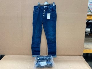 3 X WOMENS B . YOUNG BXKAILY DENIMS JEANS IN MID WASH SIZE: 38 AND 42'' - RRP - £210: LOCATION - F13