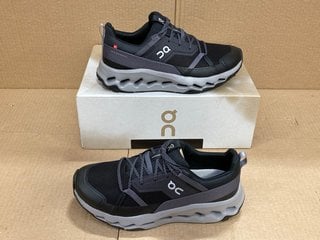 CQ MENS CLOUD HORIZON LACE UP TRAINERS IN BLACK/ALLOY SIZE: 8.5: LOCATION - F14