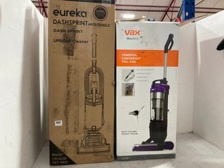 VAX MACH AIR LIGHTWEIGHT UPRIGHT VACUUM CLEANER TO INCLUDE EUREKA DASH SPRINT ANTI TANGLE UPRIGHT CLEANER: LOCATION - H18