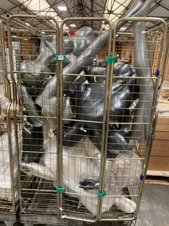 CAGE OF ASSORTED JOHN LEWIS & PARTNERS STORE MANNEQUINS (CAGE NOT INCLUDED): LOCATION - D7 (KERBSIDE PALLET DELIVERY)