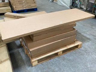 PALLET OF ASSORTED INCOMPLETE JOHN LEWIS & PARTNERS FURNITURE COMPONENTS: LOCATION - D7 (KERBSIDE PALLET DELIVERY)