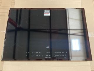 AEG 78CM INDUCTION HOB: MODEL IKE85431FB - RRP £839: LOCATION - CR6