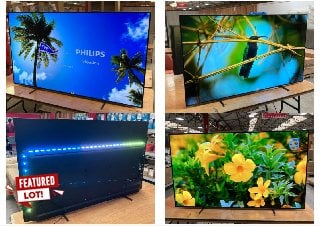 PHILIPS 65" OLED 4K UHD HDR GOOGLE TV WITH 3 SIDED AMBILIGHT : MODEL 65OLED708/12 TO INCLUDE REMOTE, POWER CABLE AND BOX - RRP £1898: LOCATION - C3