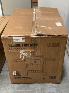 GEORGE FOREMAN XL CHARCOAL BBQ : MODEL GFCSBBQXL - RRP £179: LOCATION - B9