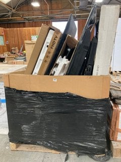 PALLET OF ASSORTED TV'S (PLEASE NOTE SPARES & REPAIRS ONLY - PCB BOARDS REMOVED): LOCATION - A2 (KERBSIDE PALLET DELIVERY)