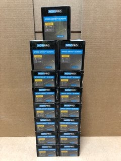 15 X BOXES OF NOVIPRO SPEED DRIVE SCREWS SIZE 4 X 45MM: LOCATION - AR3