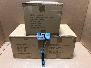 3 X BOXES OF MINI ROLLER -HANDLES 4'': LOCATION - AR3