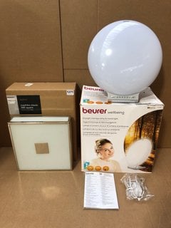 QTY OF ASSORTED ITEMS TO INCLUDE BEURER DAY LIGHT THERAPY LAMP: LOCATION - BR7