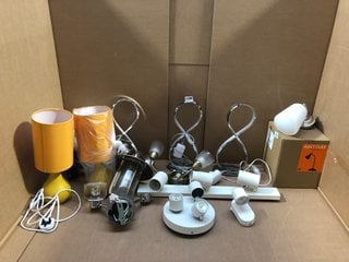 QTY OF ASSORTED LIGHTING ITEMS TO INCLUDE JOHN LEWIS & PARTNERS ANYDAY CONTACT LAMP: LOCATION - BR7