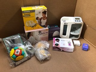 QTY OF ASSORTED BABY ITEMS TO INCLUDE ELVIE PUMP - ULTRA WEARABLE ELECTRIC BREAST PUMP: LOCATION - BR7