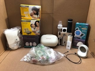 QTY OF ASSORTED BABY CARE ITEMS TO INCLUDE TOMMEE TIPPEE GRO CLOCK: LOCATION - BR8