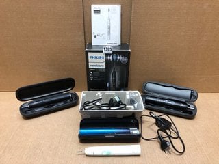 QTY OF ASSORTED ITEMS TO INCLUDE SMALL PHILLIPS SPEAKERS: LOCATION - BR9