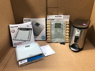 QTY OF ASSORTED ITEMS TO INCLUDE SALTERS COMPACT ELECTRONIC SCALES: LOCATION - BR11