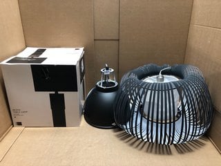 QTY OF ASSORTED LIGHTING ITEMS TO INCLUDE JOHN LEWIS & PARTNERS AKANI TABLE LAMP: LOCATION - BR13