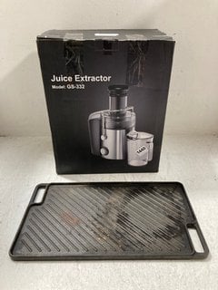 FISHTEC UK JUICE EXTRACTOR TO INCLUDE CAST IRON SKILLET: LOCATION - BR17