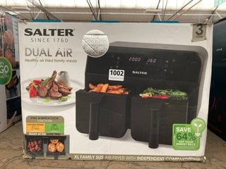 SALTER DUAL AIR XL FAMILY SIZE AIR FRYER - RRP £109: LOCATION - BR1