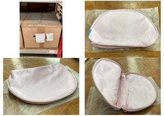 LARGE QTY OF SCHOLL SMALL MAKE UP STYLE BAGS IN BABY PINK: LOCATION - BR4