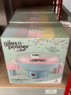 3 X GILES & POSNER SORBET CANDY FLOSS MAKER MACHINES: LOCATION - BR5