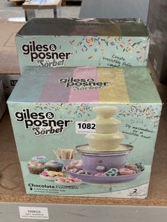 2 X ASSORTED GILES & POSNER APPLIANCES TO INCLUDE CHOCOLATE FOUNTAIN MACHINE: LOCATION - BR5