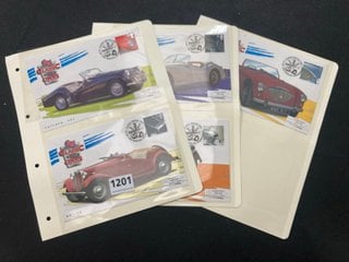 FIVE CLASSIC BRITISH CARS LIMITED EDITION FIRST DAY COVERS: LOCATION - CR8