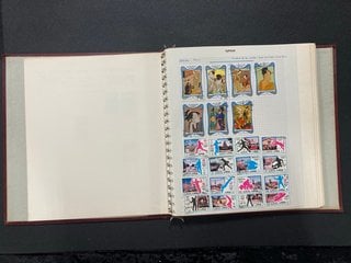 A DETAILED COLLECTOR'S STAMP ALBUM WITH VINTAGE INTERNATIONAL CONTENTS: LOCATION - CR8