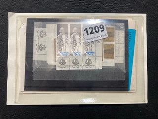 A FOLDER OF VINTAGE MINT STAMPS AND FIRST DAY COVERS: LOCATION - CR8