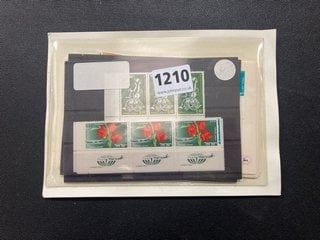 A FOLDER OF VINTAGE MINT STAMPS AND FIRST DAY COVERS: LOCATION - CR8