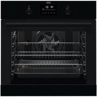 AEG BUILT IN SINGLE ELECTRIC OVEN: MODEL BEB335061B - RRP £489: LOCATION - B5