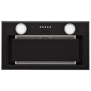 AEG 54CM INTEGRATED CANOPY COOKER HOOD: MODEL DGE5661HB - RRP £422: LOCATION - B7